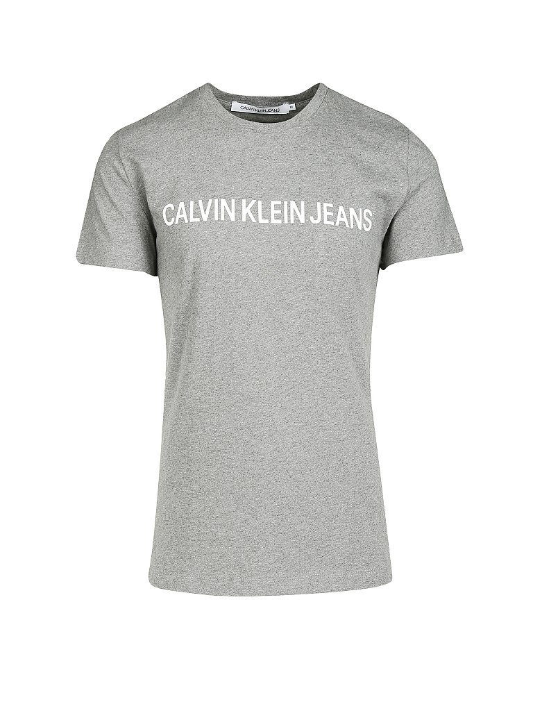 CALVIN KLEIN JEANS T-Shirt grau | S